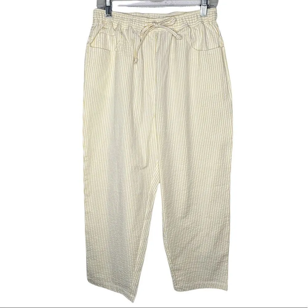 Vintage Denim & Co. 2 Piece Pant Suit‎ Yellow - Image 4