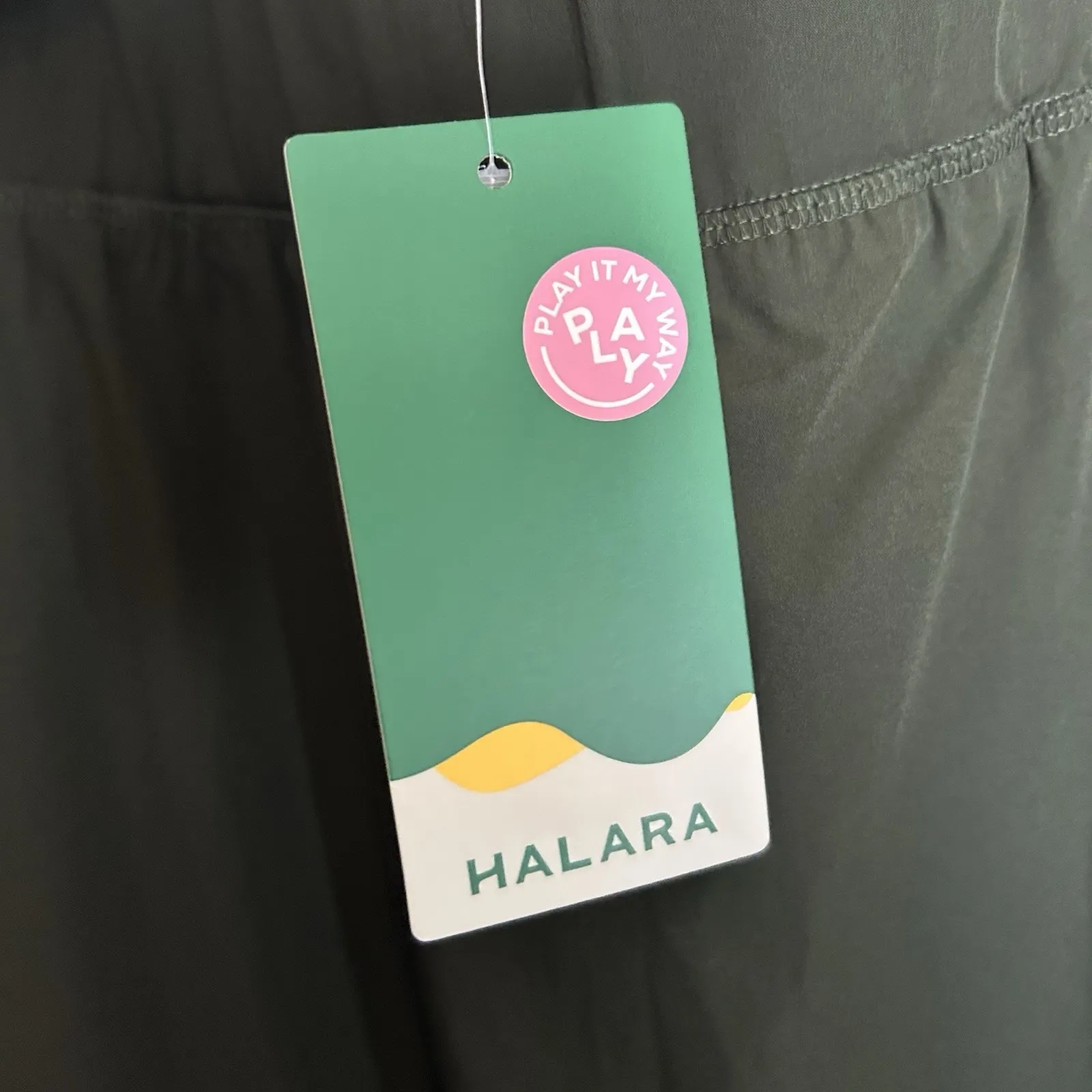 Halara 4XL High Waisted Elastic Waistband Hiking Joggers Pants Olive Green NWT‎ - Image 4
