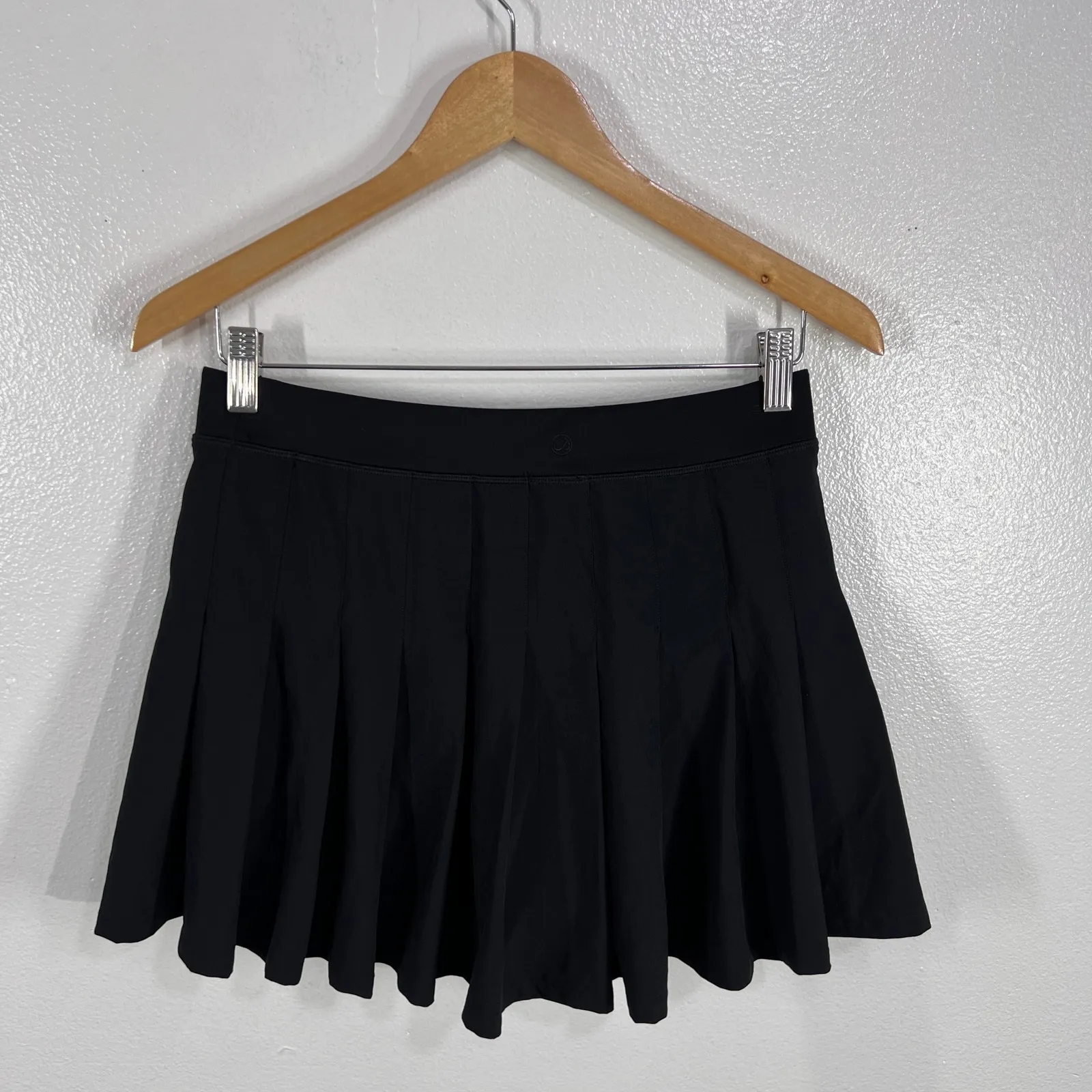 CRZ YOGA Pleated Tennis Skirt‎ Athletic Golf Skort Activewear Black Small - Image 3