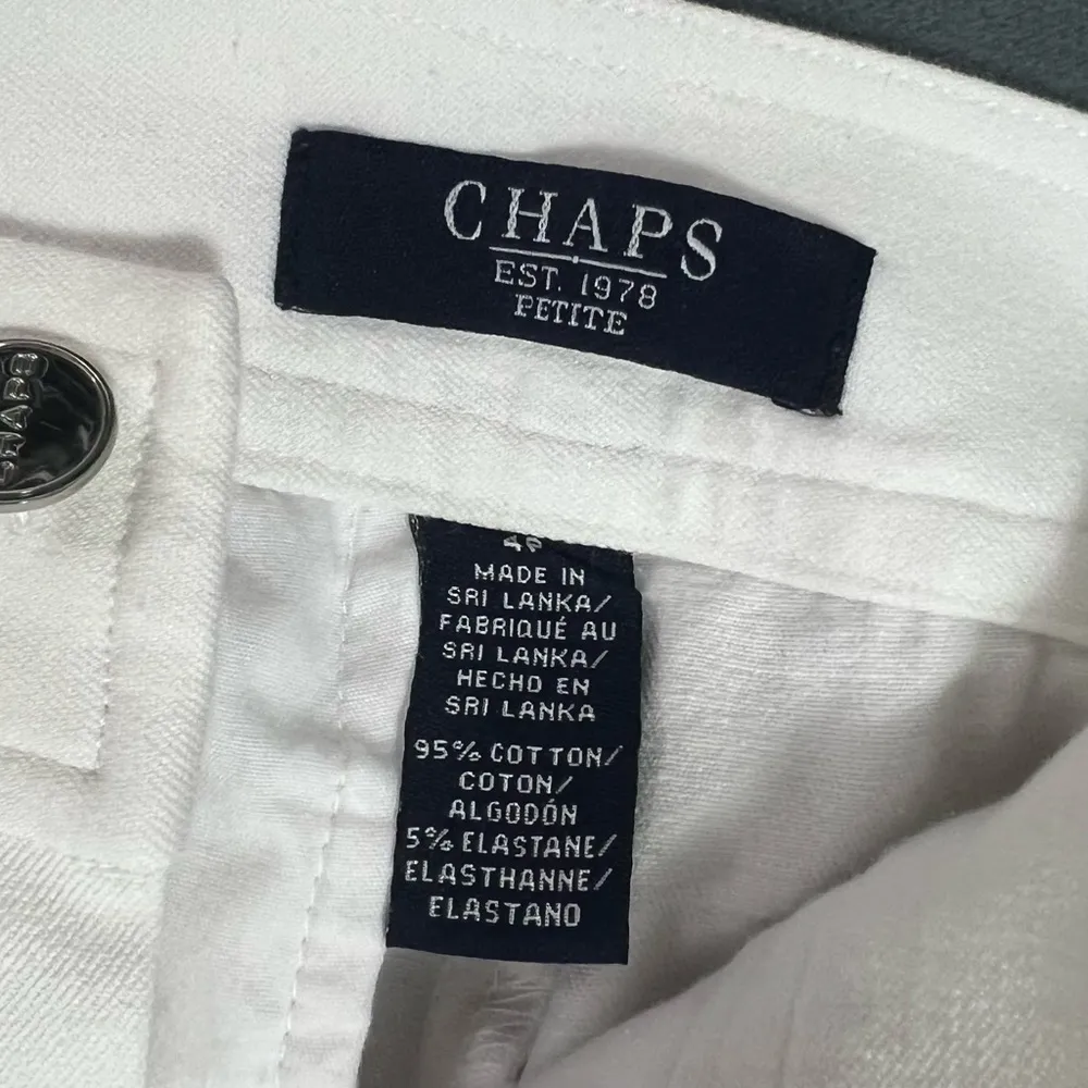 Chaps Jeans, Size: 4P White - Image 5
