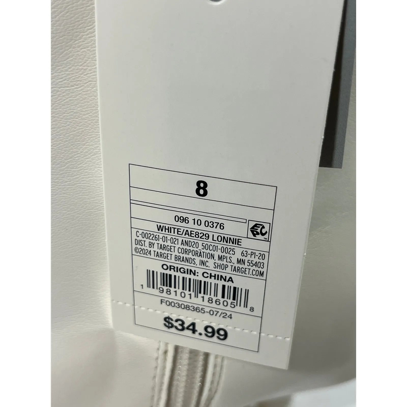 A New Day Womens Ivory Ankle Boots Lonnie Pointed Toe Kitten Heel Classic Sz 8 - Image 3