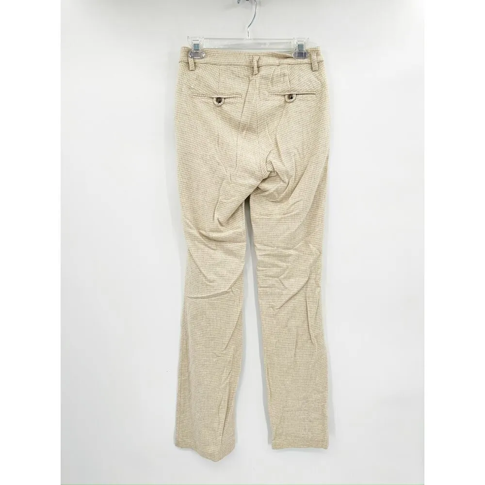 Anine Bing Joelle Trouser in Multi Wool Blend 32 Split Hem - Image 5