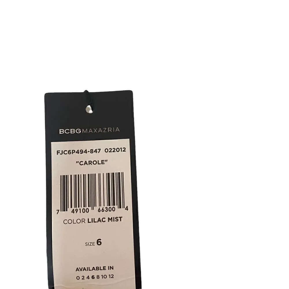 BCBGMaxAzria NEW Lilac Mist Sequin Formal Dress – Size 6 – Y2K Glam - Image 5