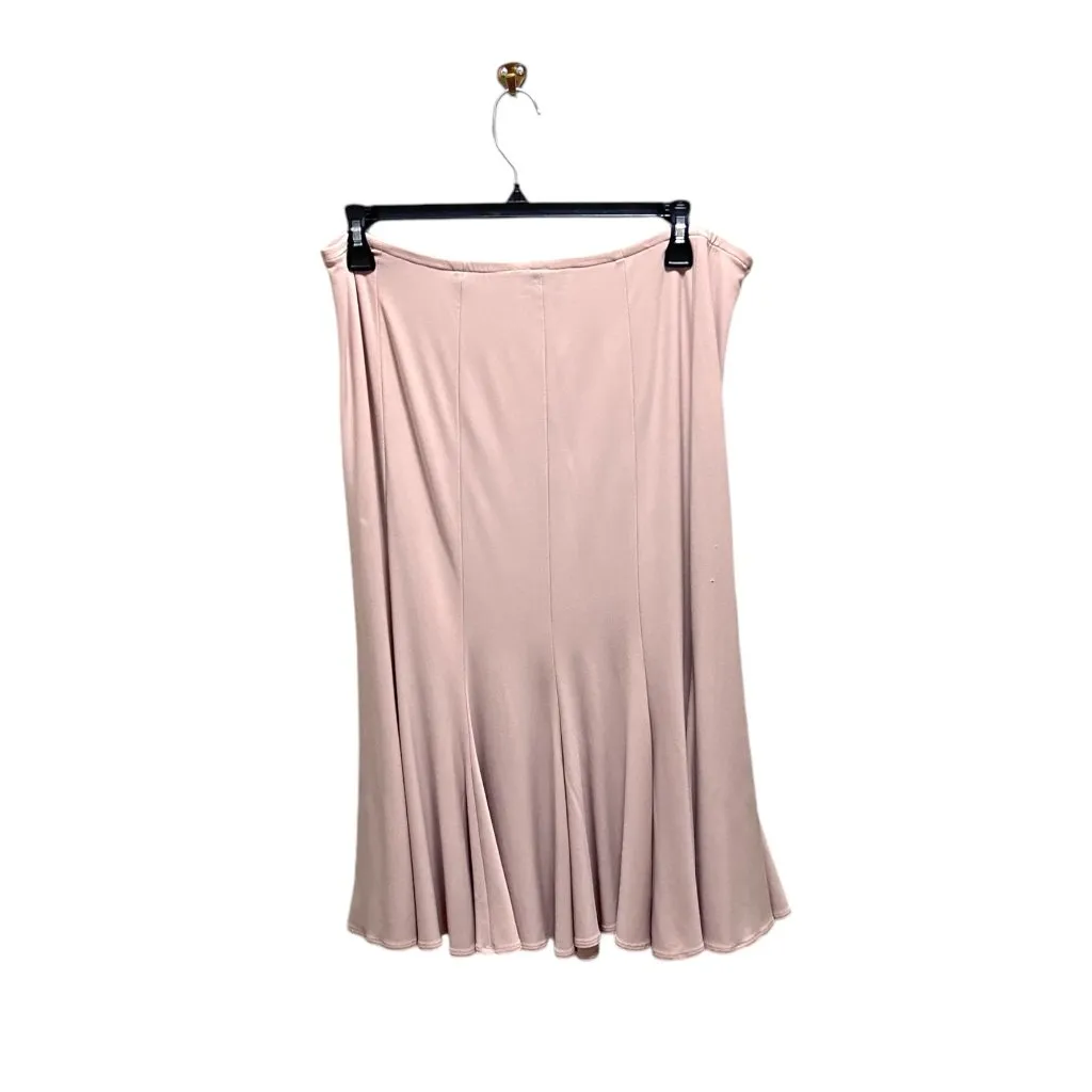 Joseph Ribkoff Midi Skirt Pink Size 16 - Image 8