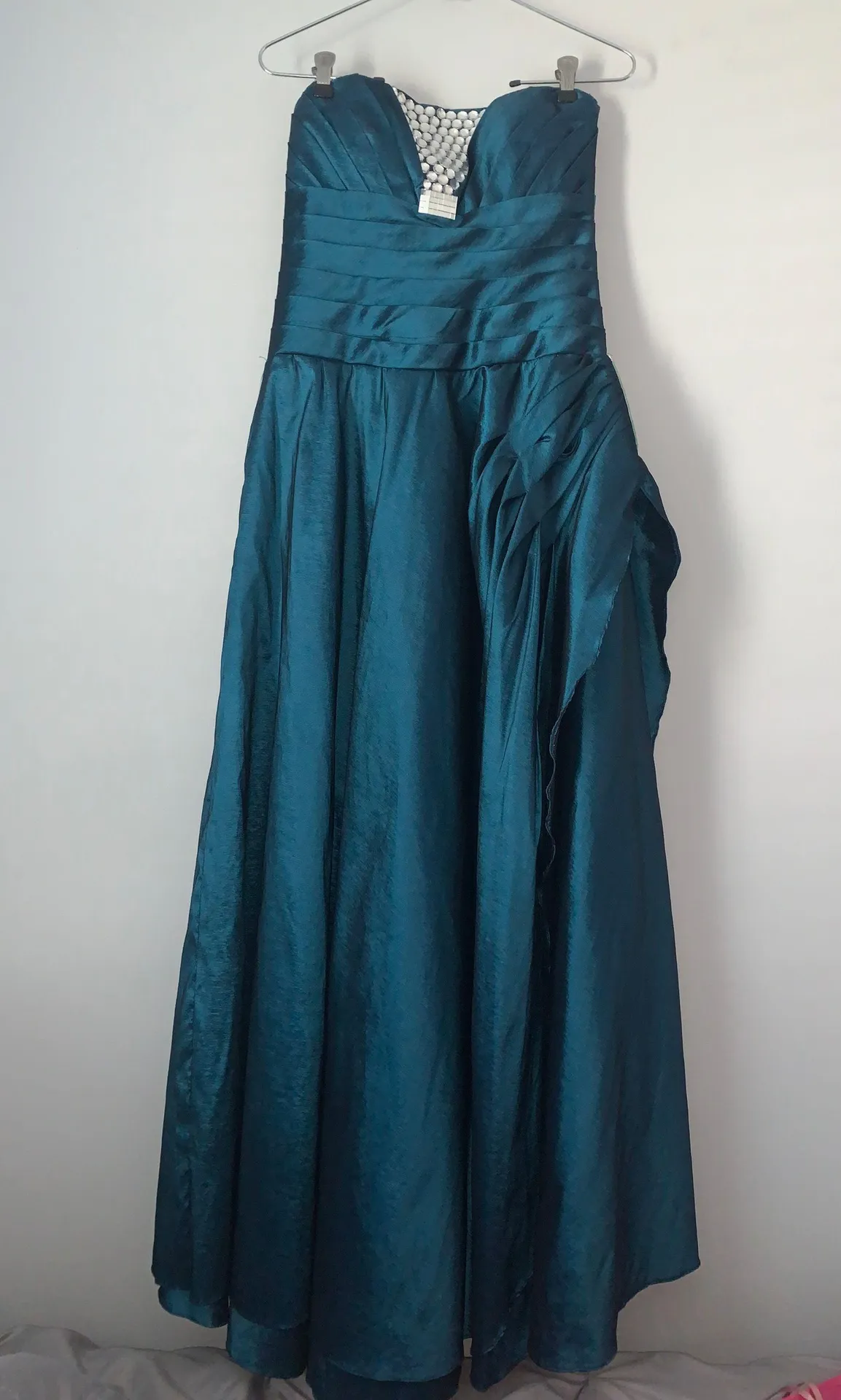 Handmade Long Dress Blue Size M - Image 2