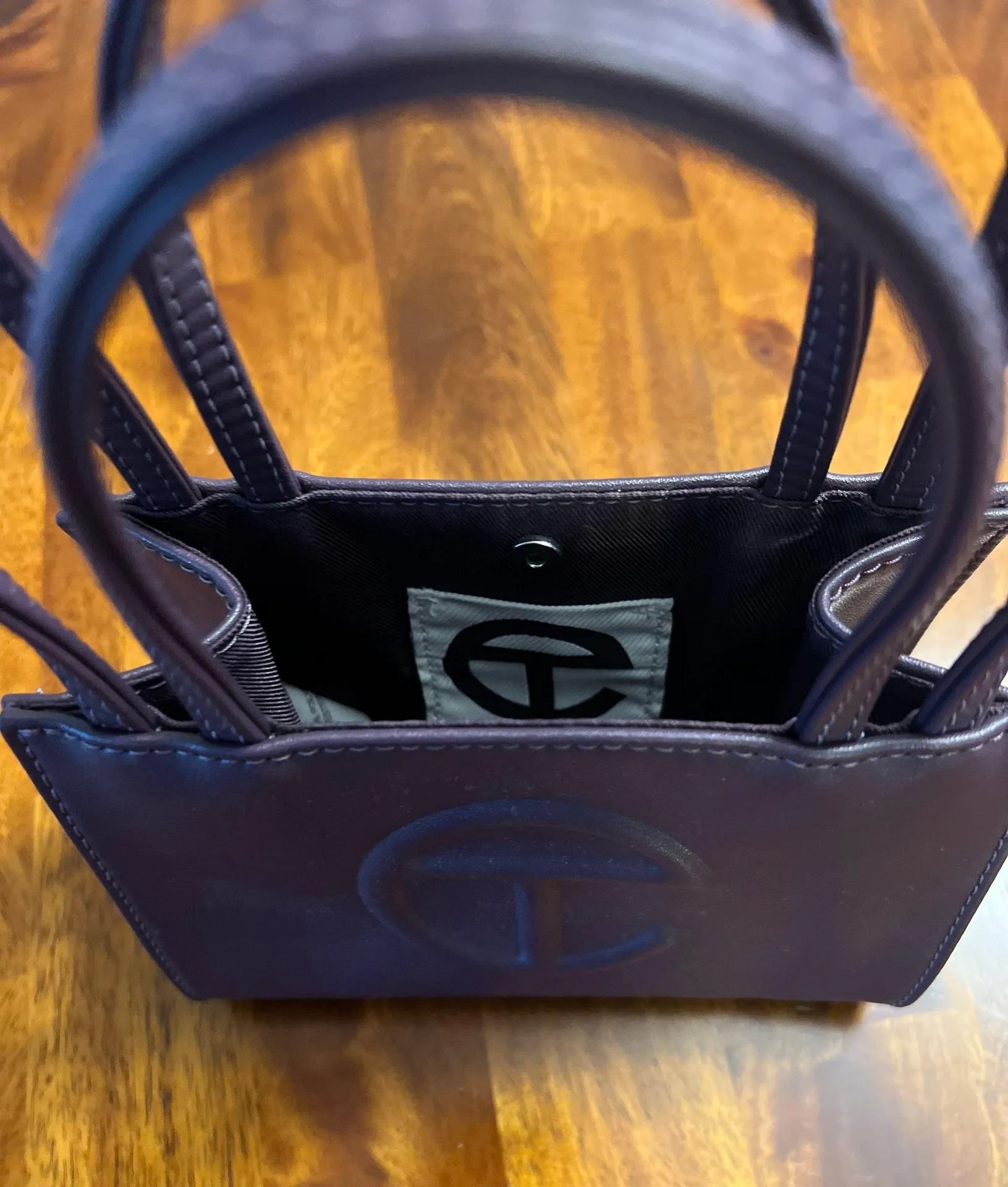 Telfar Small Eggplant  Bag Authentic - Image 3