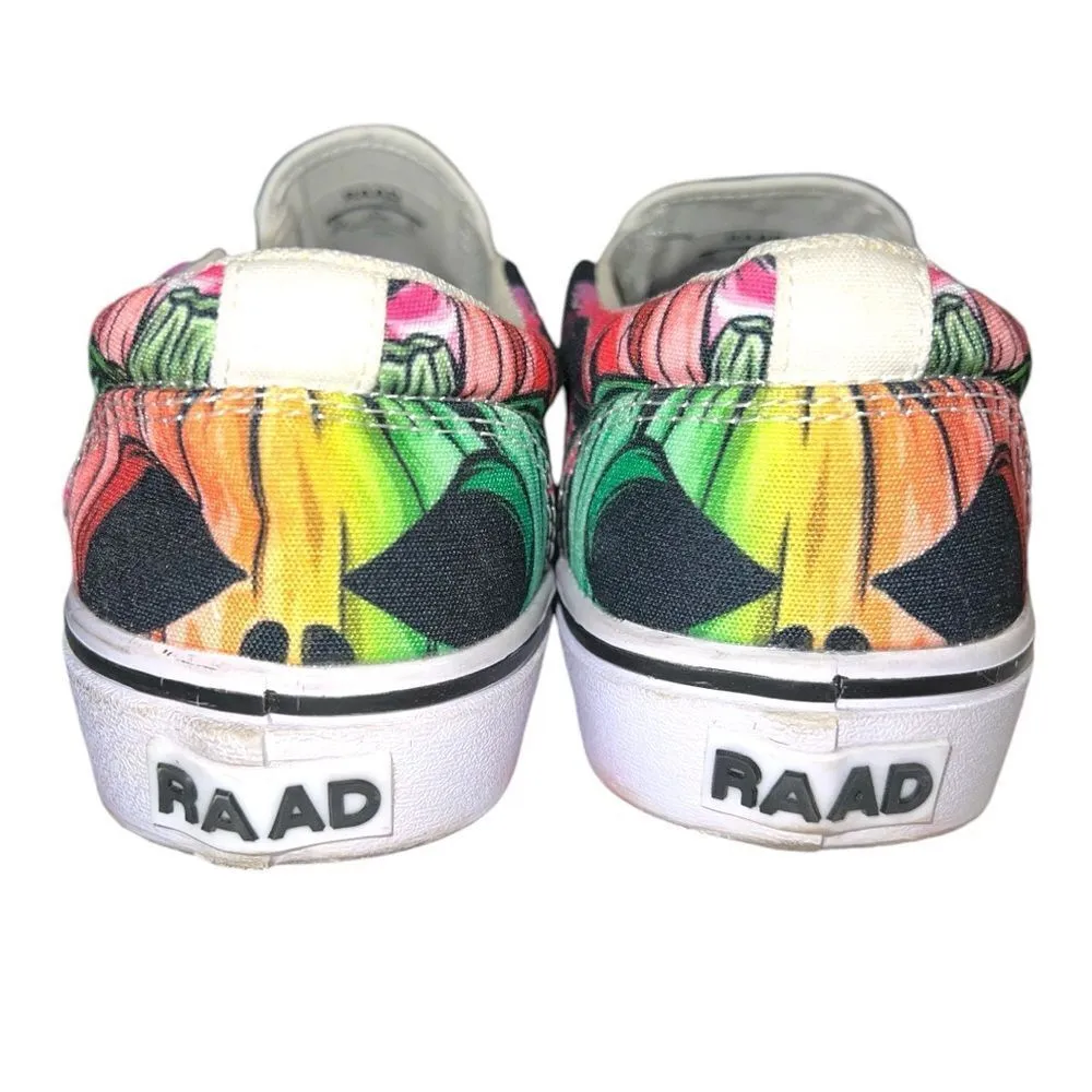 Raad awesome Halloween slip ons!! Unisex Pink Size 10 - Image 8