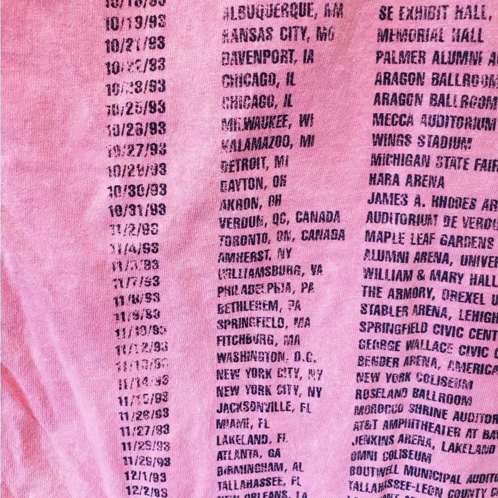 Nirvana Pink Graphic Tee for Women Size M - Image 5