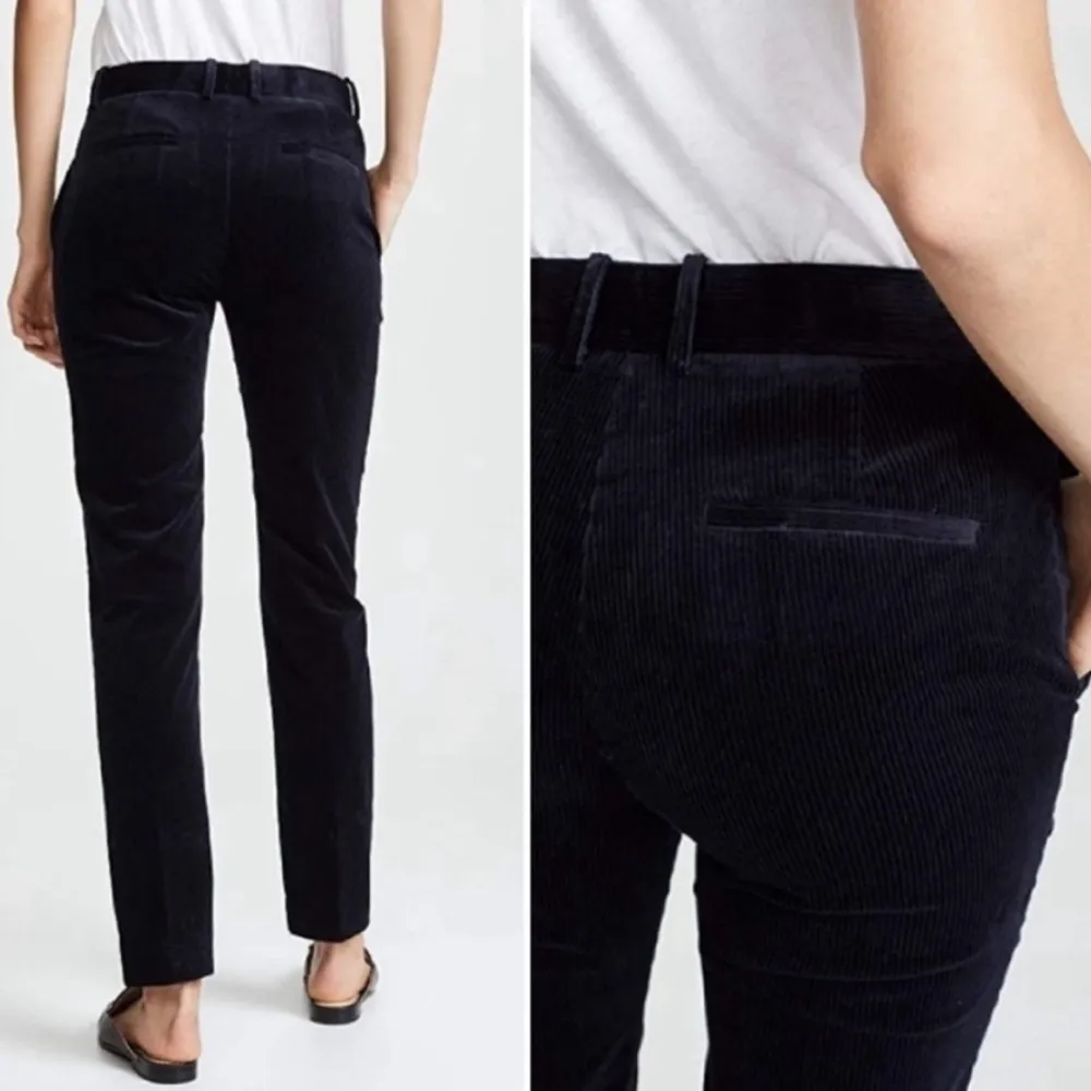 Theory 8 Slim Trouser Modern Corduroy in Deep Navy - Image 4