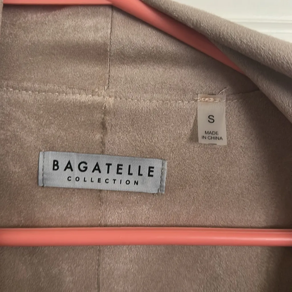 Bagatelle Women's Tan Suede Jacket - Image 3