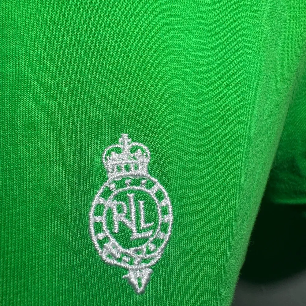 Ralph Lauren Green and White Polo Dress - Image 6