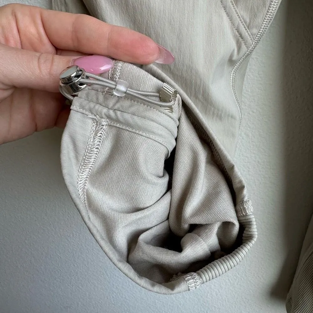 Lululemon Dance Studio Mid Rise Mojave Tan LINED Adjustable Size 4 Small Swift - Image 6