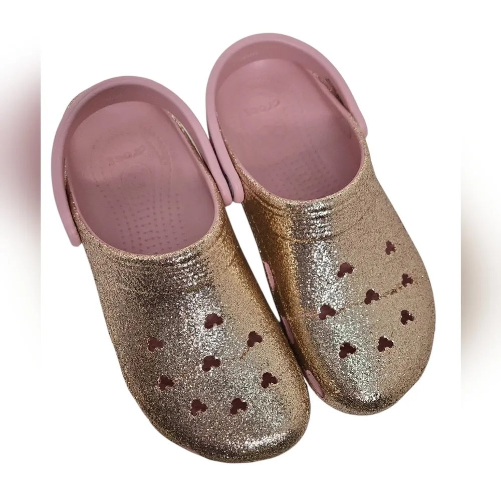 Crocs Briar Rose Gold Clogs for Adults Size 11 - Image 4