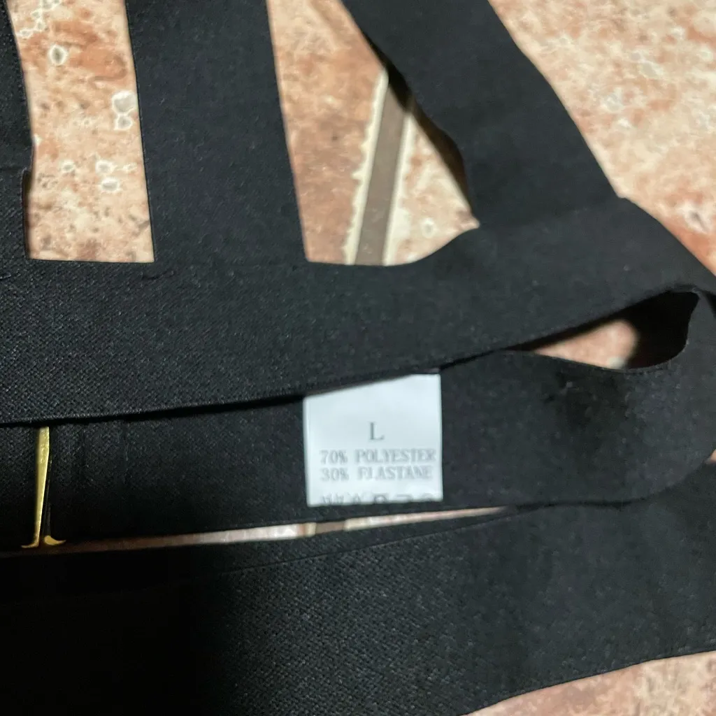 SHEIN Two Piece Chain Decor lingerie Set:Size Large - Image 6