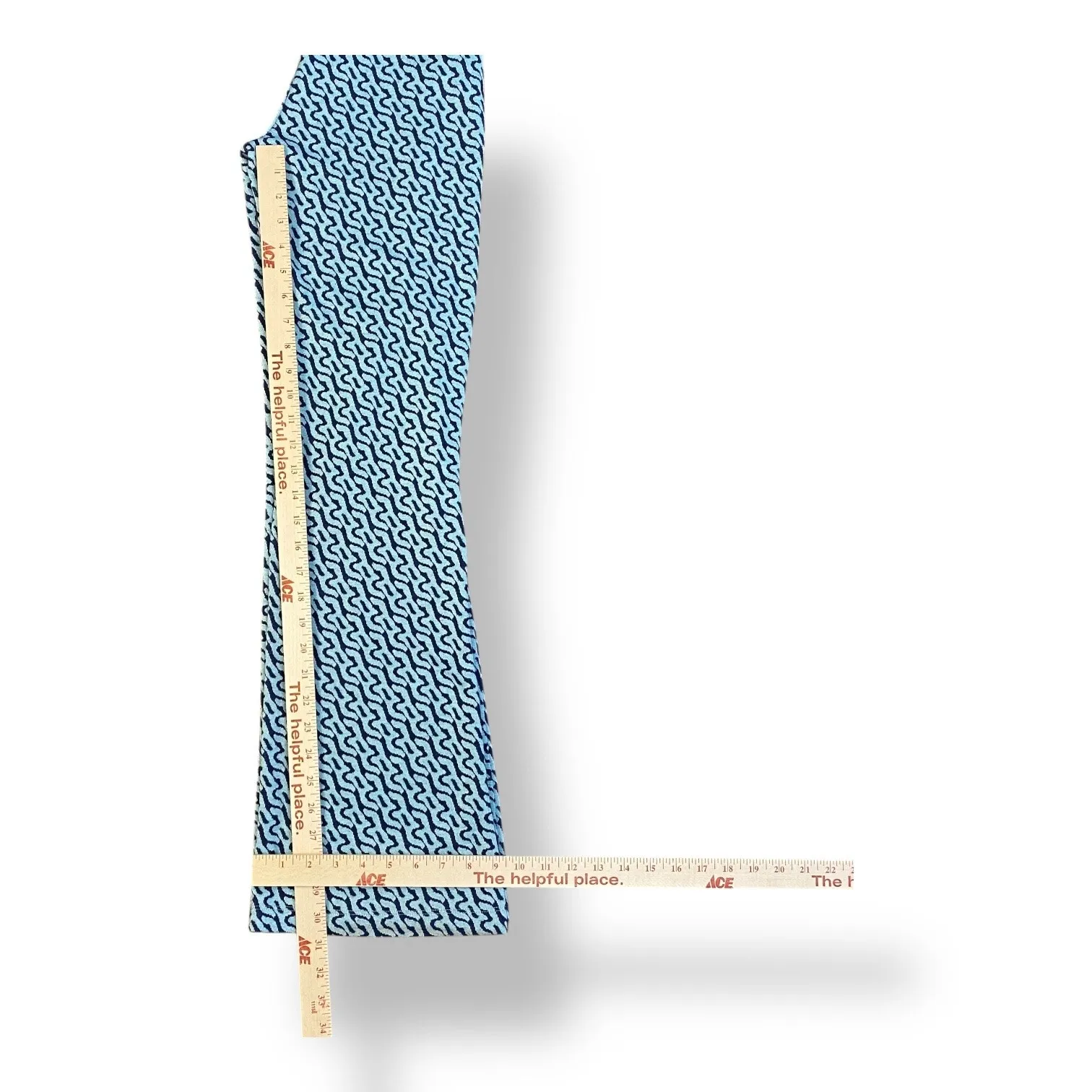 Urban Outfitters Blue Bryn Patterned‎ Flared Leggings Size Small Boho - Image 5