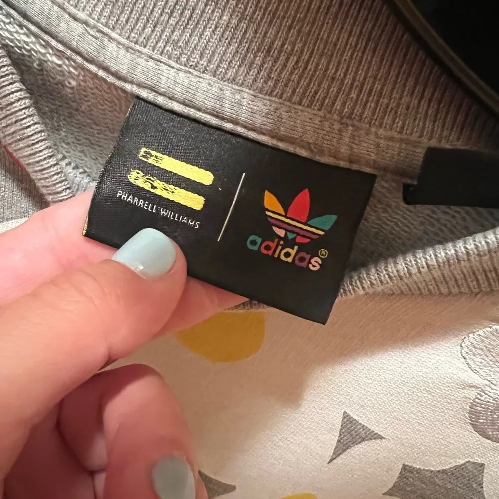 Adidas original x pharrell williams floral sweater - gray - Image 6