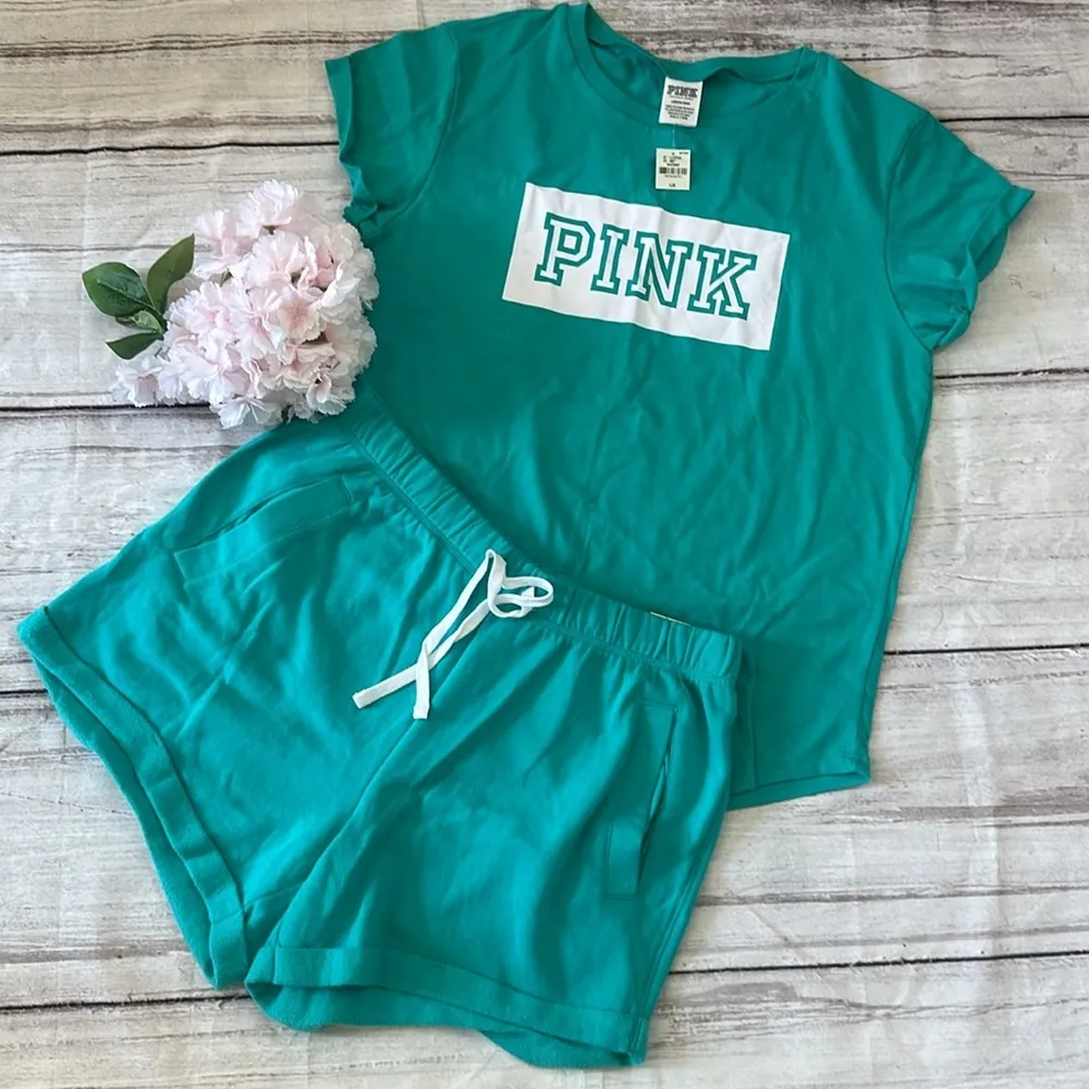 Pink By Victoria’s Secret’s Boyshorts Shorts + Tees - Image 2