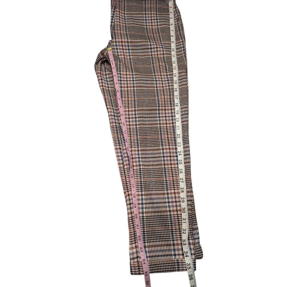Anthropologie Malcolm plaid tapered trouser pant size  2 - Image 6