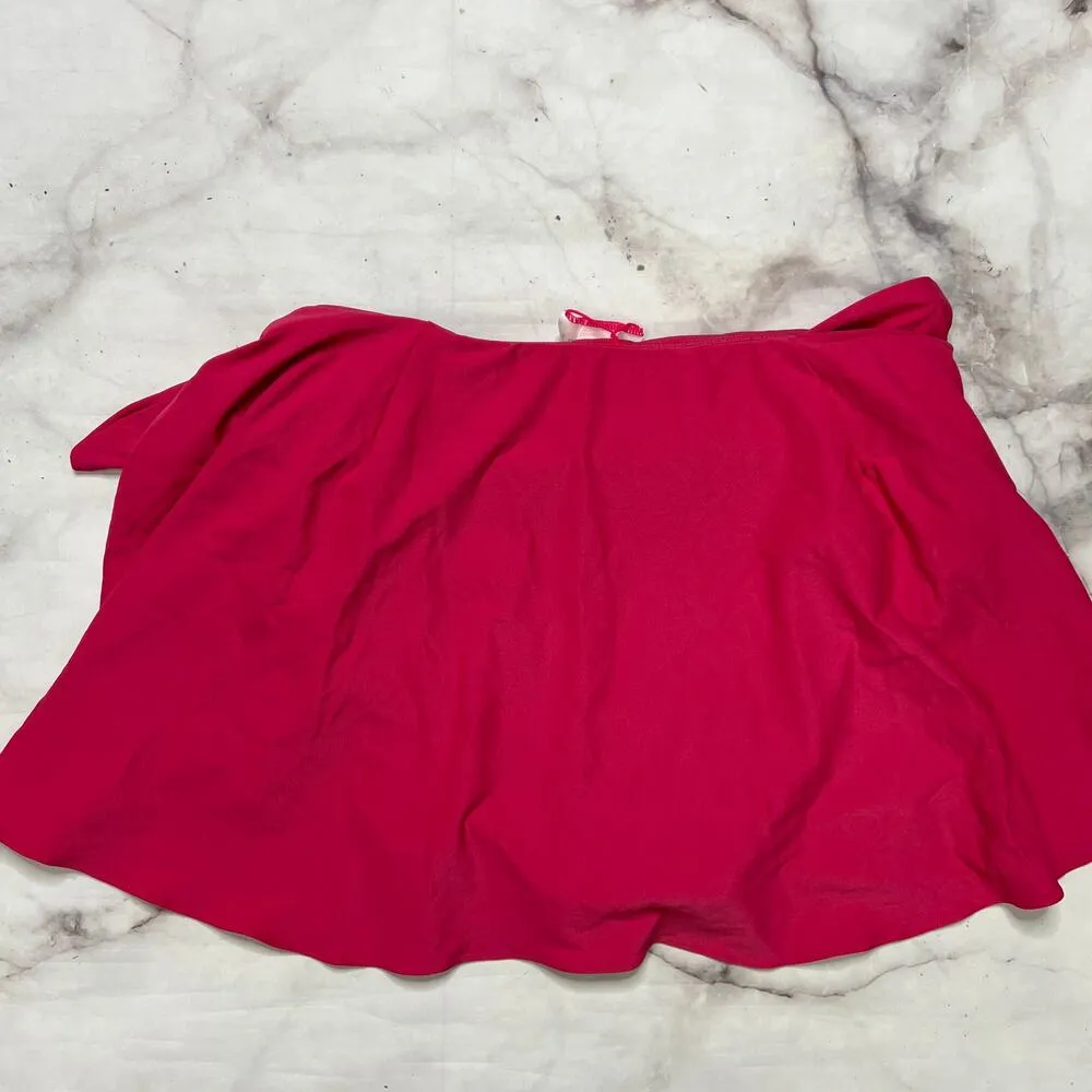 Contours Coco Reef Sarong Skirt Bikini Bottom Size XL Dragon Fruit Pink New - Image 5