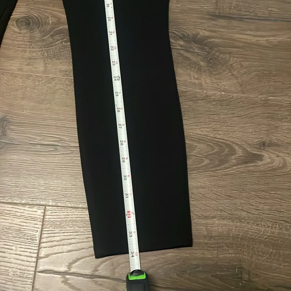 Spanx The Perfect Pant Ankle, Black Legging Pants w/ Back Pockets, Size Small - Image 3