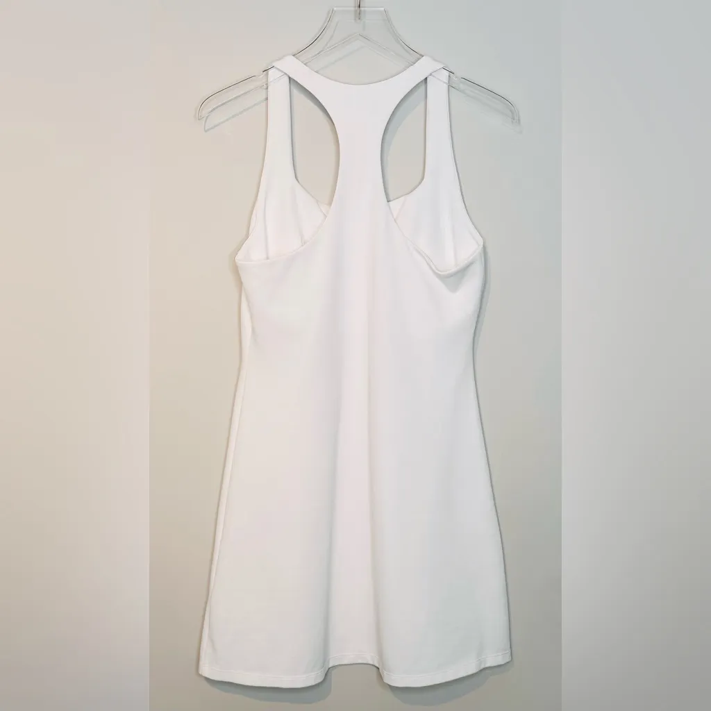 Theory White Ivory Mini Tennis Summer Pique Dress - Image 4