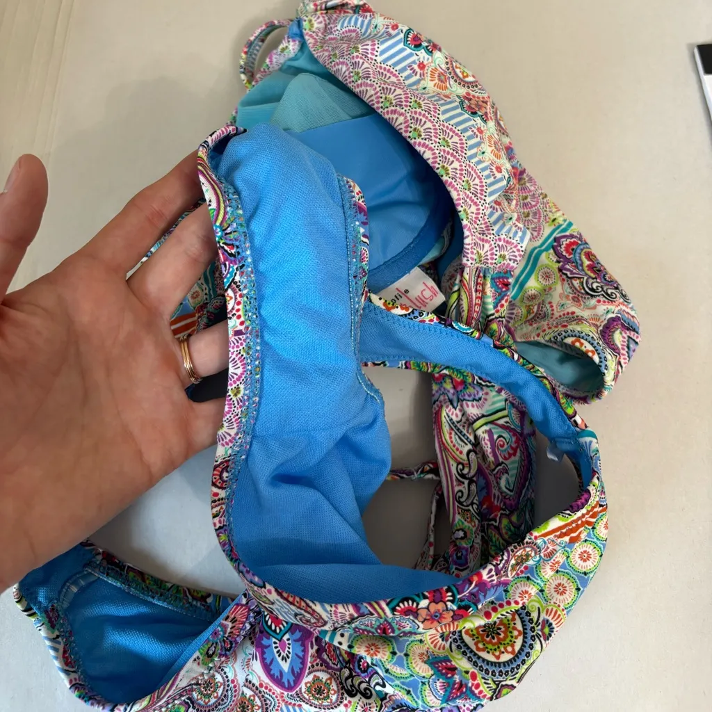 Profile Blush Two Piece Bikini Set in Paisley Multicolor - Image 8