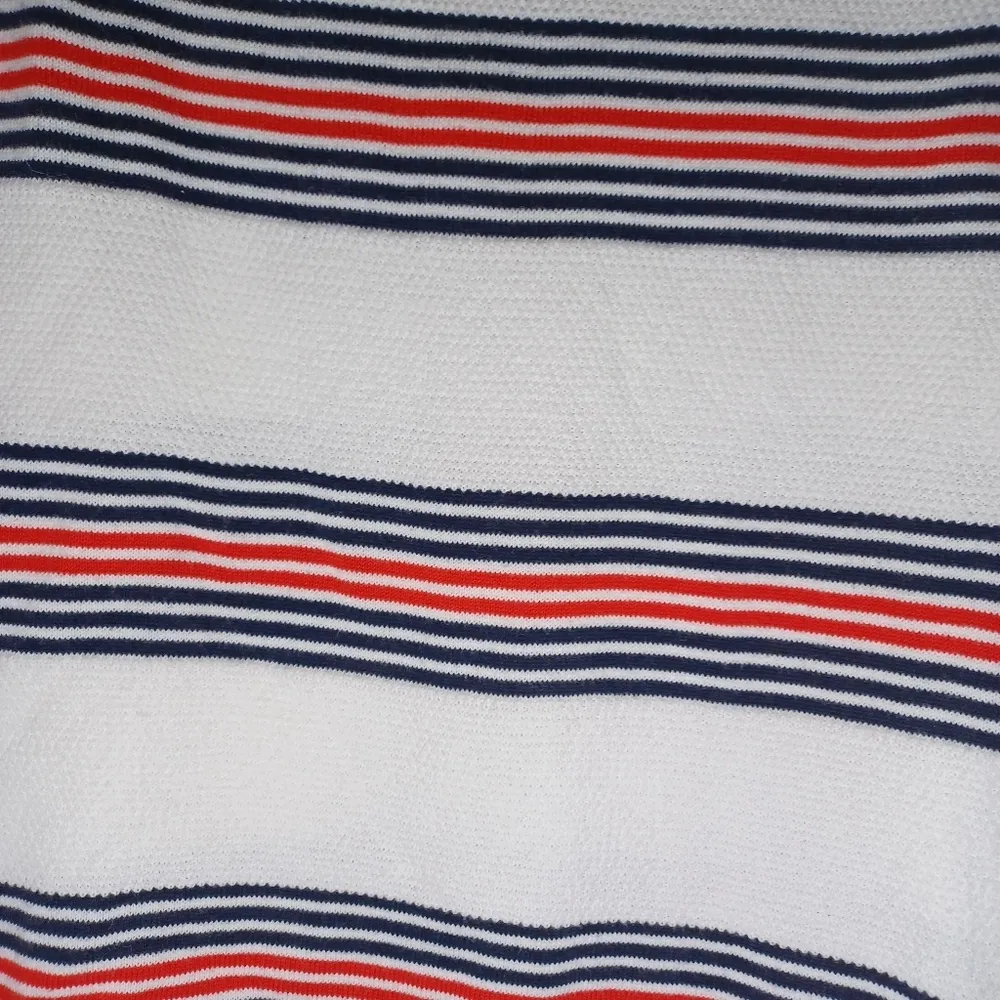 Tommy Hilfiger White Striped Nautical Preppy  Long Sleeve Lightweight Sweater - Image 6