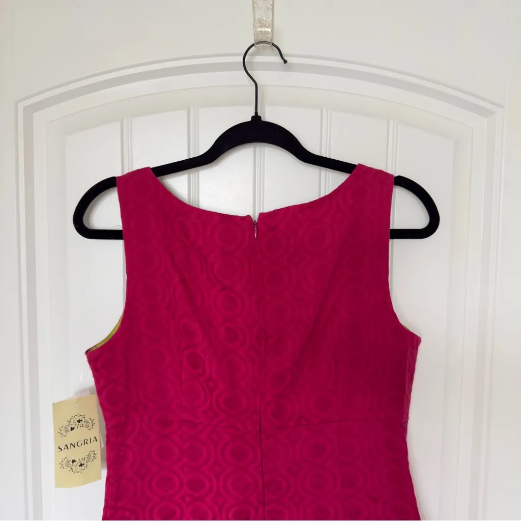 Sangria Size 10 Pink Fun Party Bold Bright‎ Sleeveless Dress NWT - Image 6