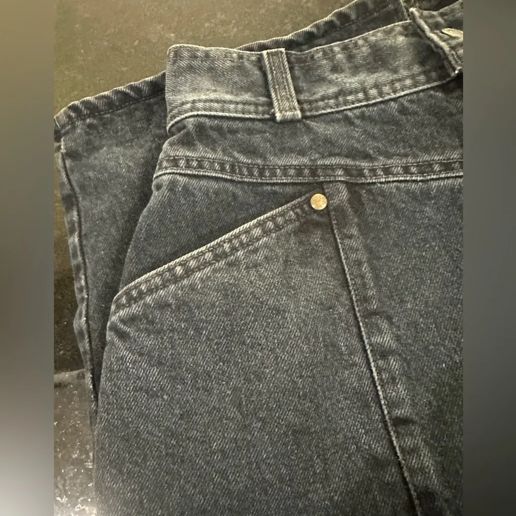 Vintage Levi's sample piece Classic Black Denim Skirt Sz 10 but VERY SMALL!!! - Image 8