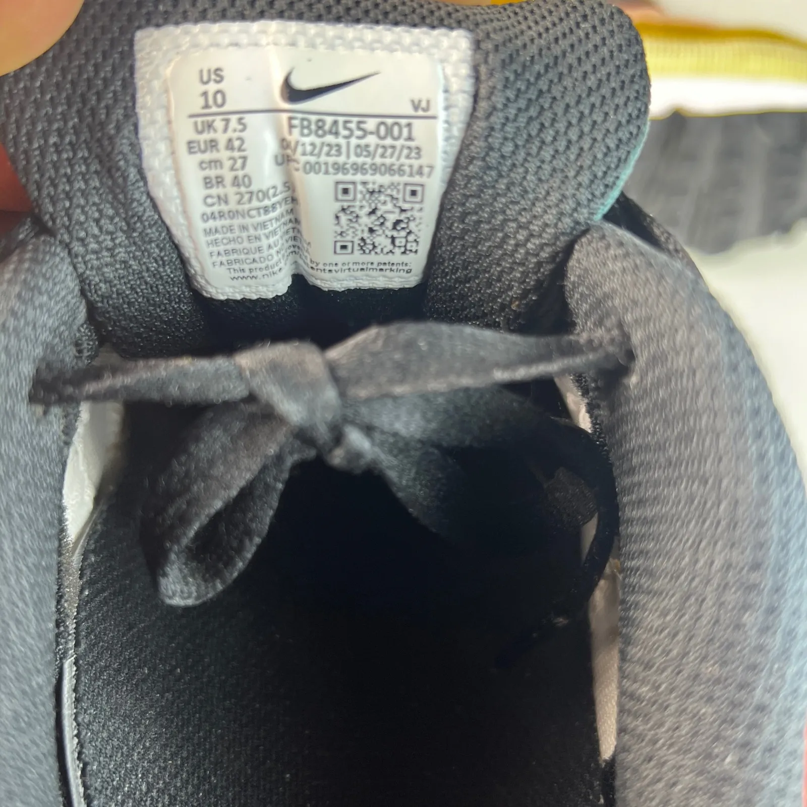 Nike Air Max 90 SE Running Shoes Corduroy Multi Color Size 10USwomen. 8.5USmen - Image 2