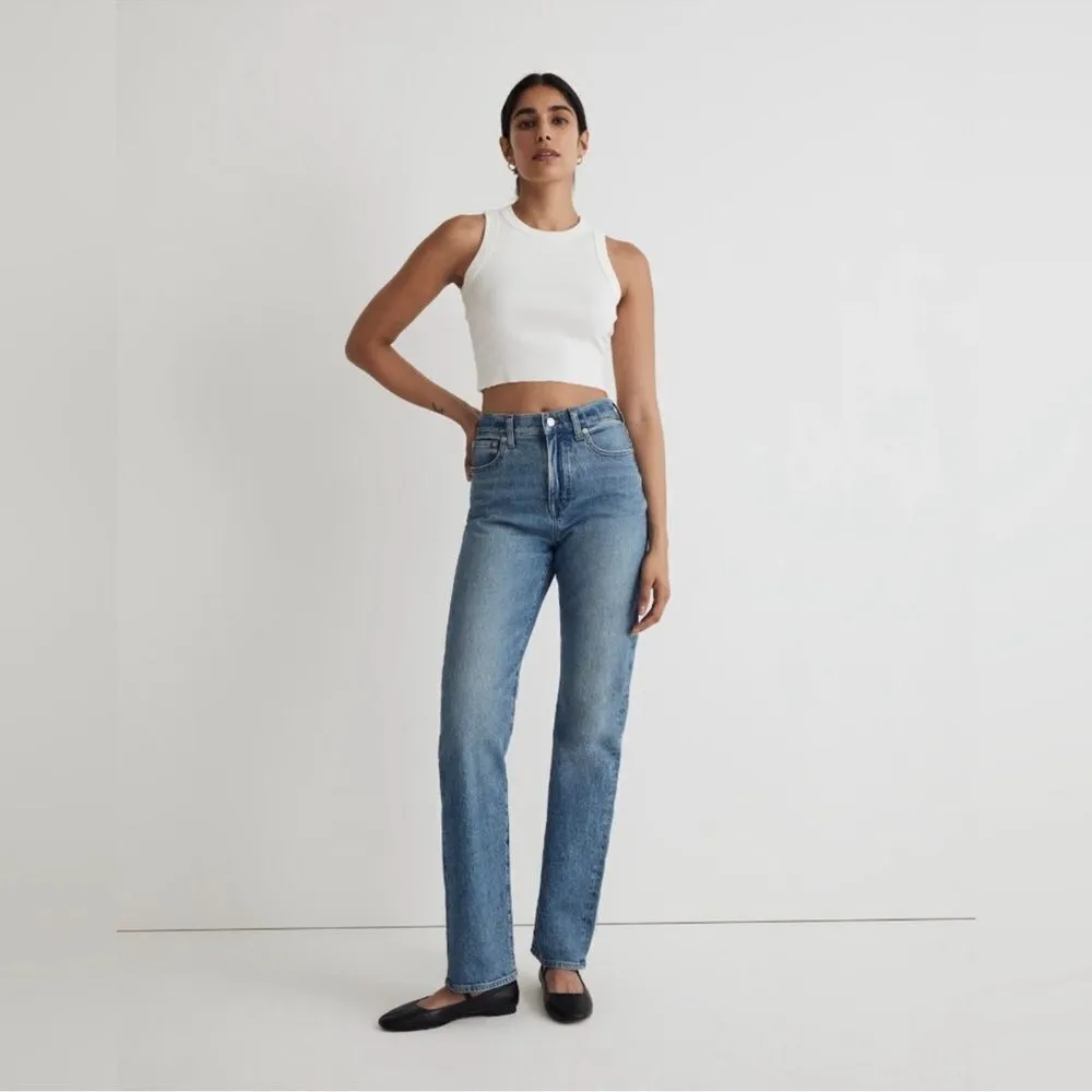 Madewell The '90s Straight Jean in Enmore Wash Size 23 - Image 4