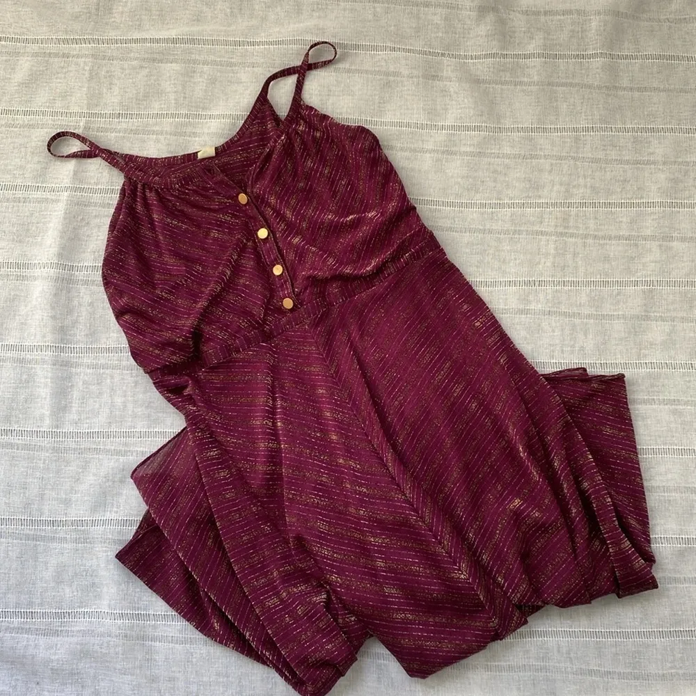 Vintage sparkle midi dress with spagetti straps. - Image 6