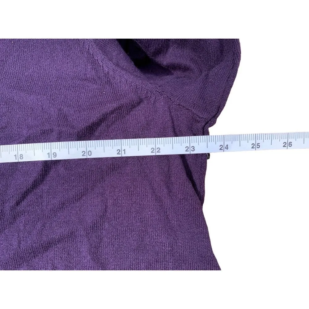 Simply Vera Vera Wang Purple Sweater - Image 6