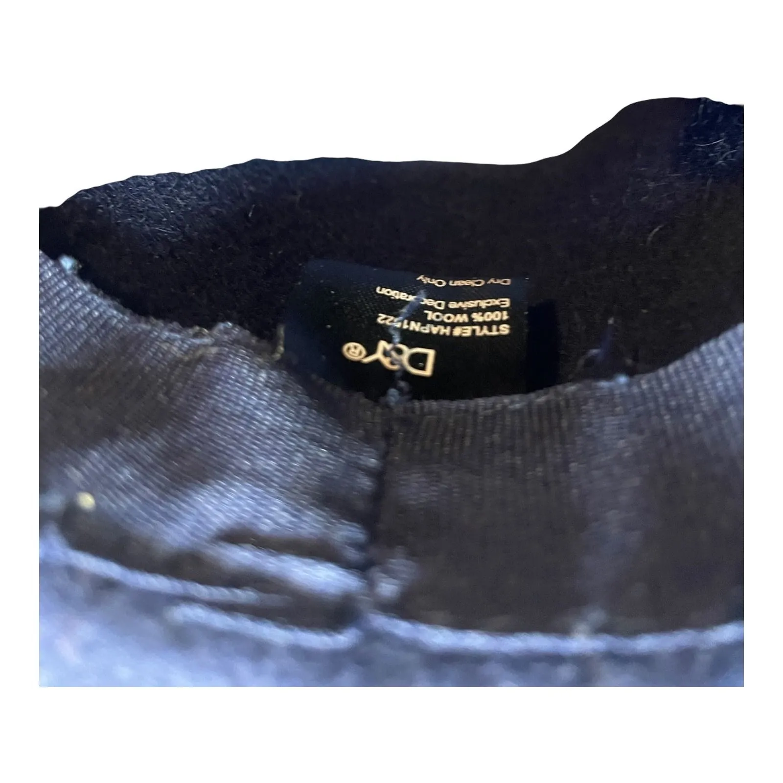 D&Y Wool Fedora Hat Decorative Band Winter Fall Hat‎ Size Unknown - Image 4