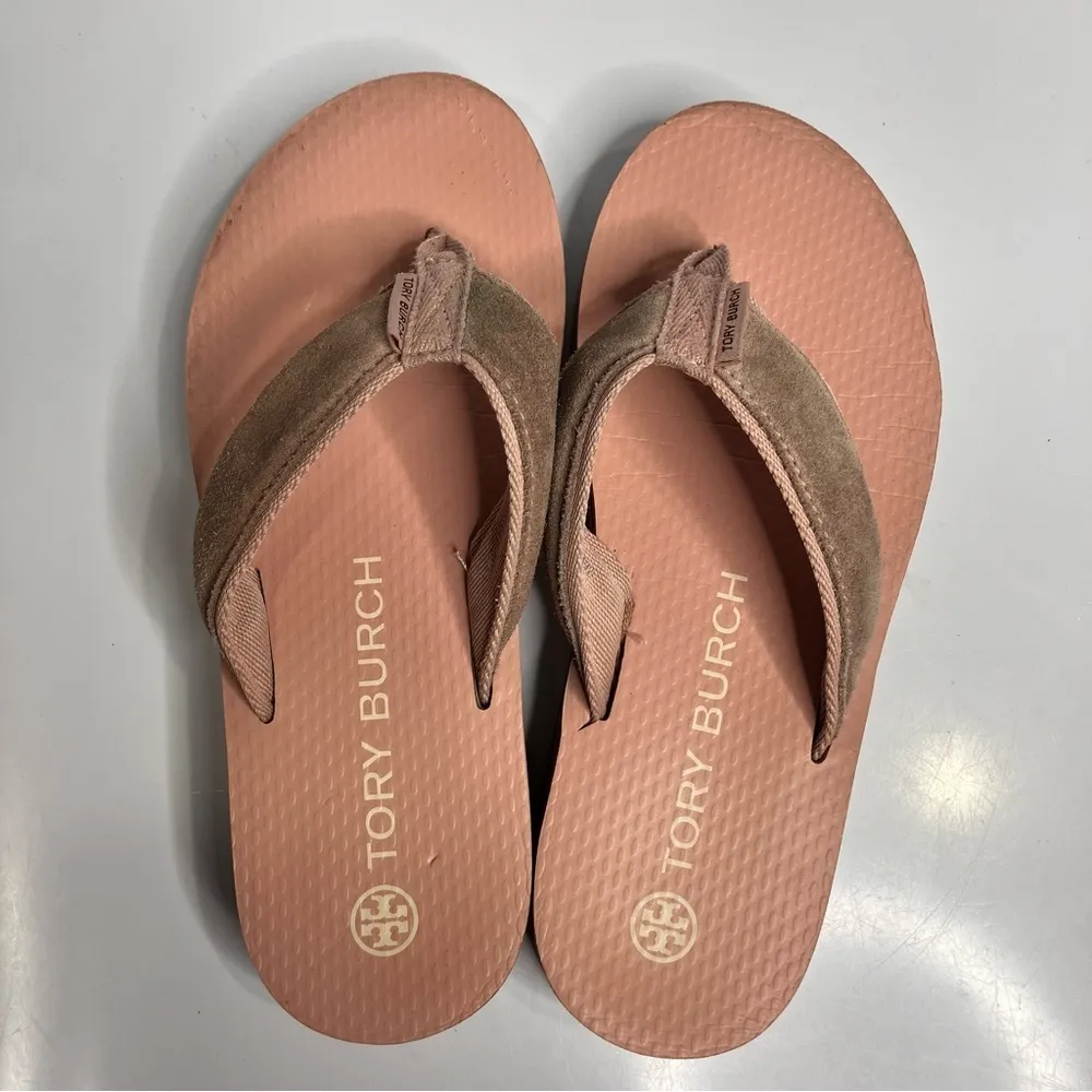Tory Burch  platform 70’s flip flops pink size‎ 6 - Image 6