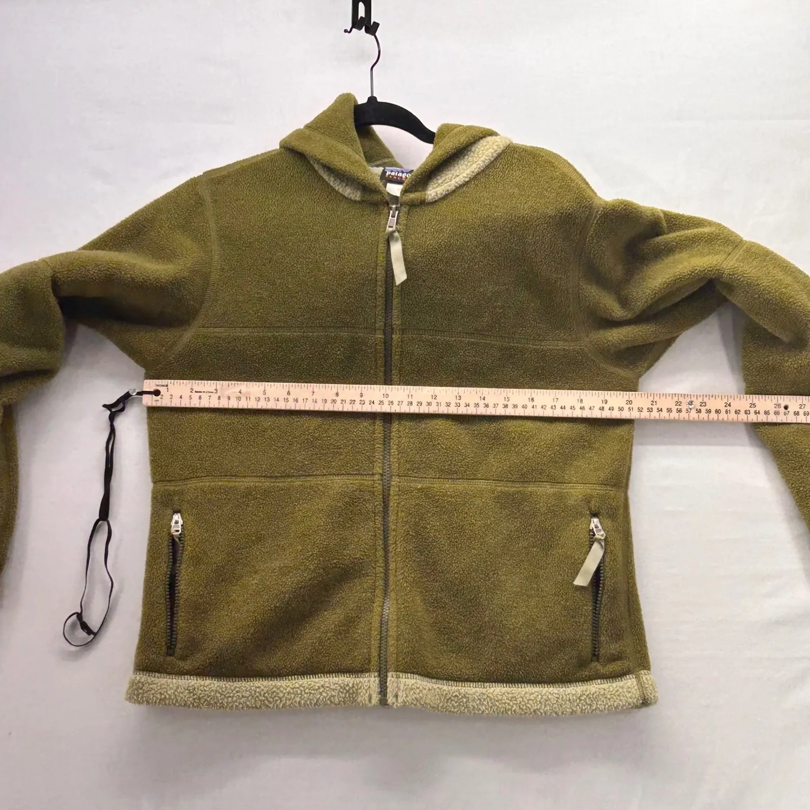 Patagonia Vintage Synchilla Fleece Jacket Green Medium - Image 12