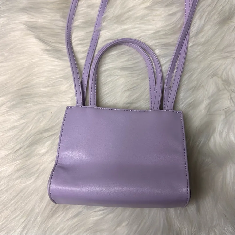 Telfar Mini Crossbody Bag Purple Lavender - Image 4