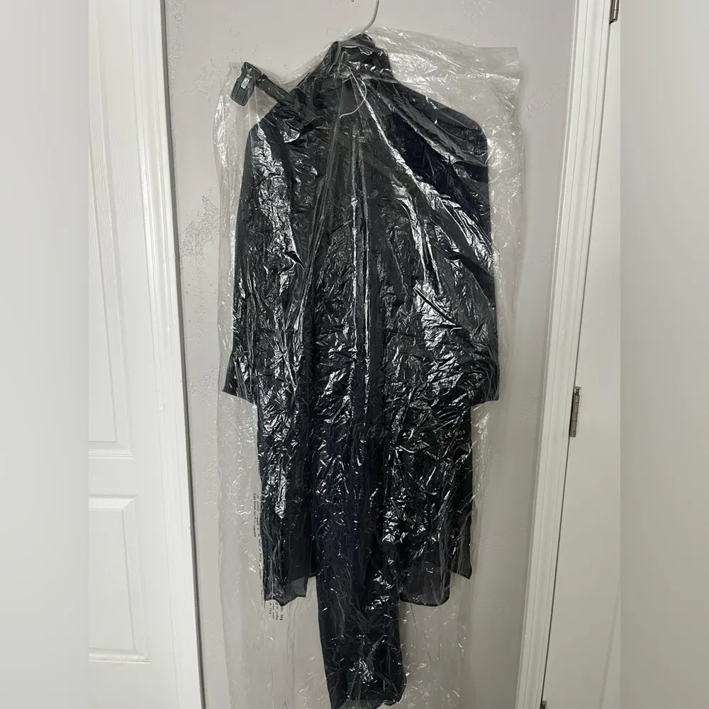 LE BOS Women’s georgette pantsuit with beaded neck style 27821 DARK NAVY 16W - Image 6