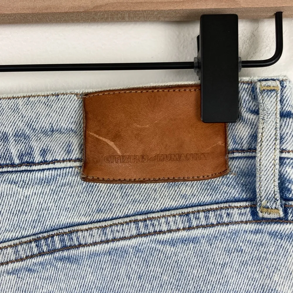 Citizens of Humanity Olivia High Rise Ankle Jeans Women Size 27 Light Wash Denim - Image 12