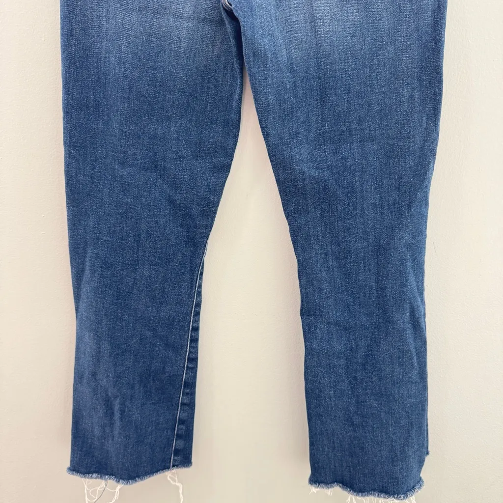 MOTHER The Insider Crop Step Fray Sweet and Sassy 26 Blue - Image 6