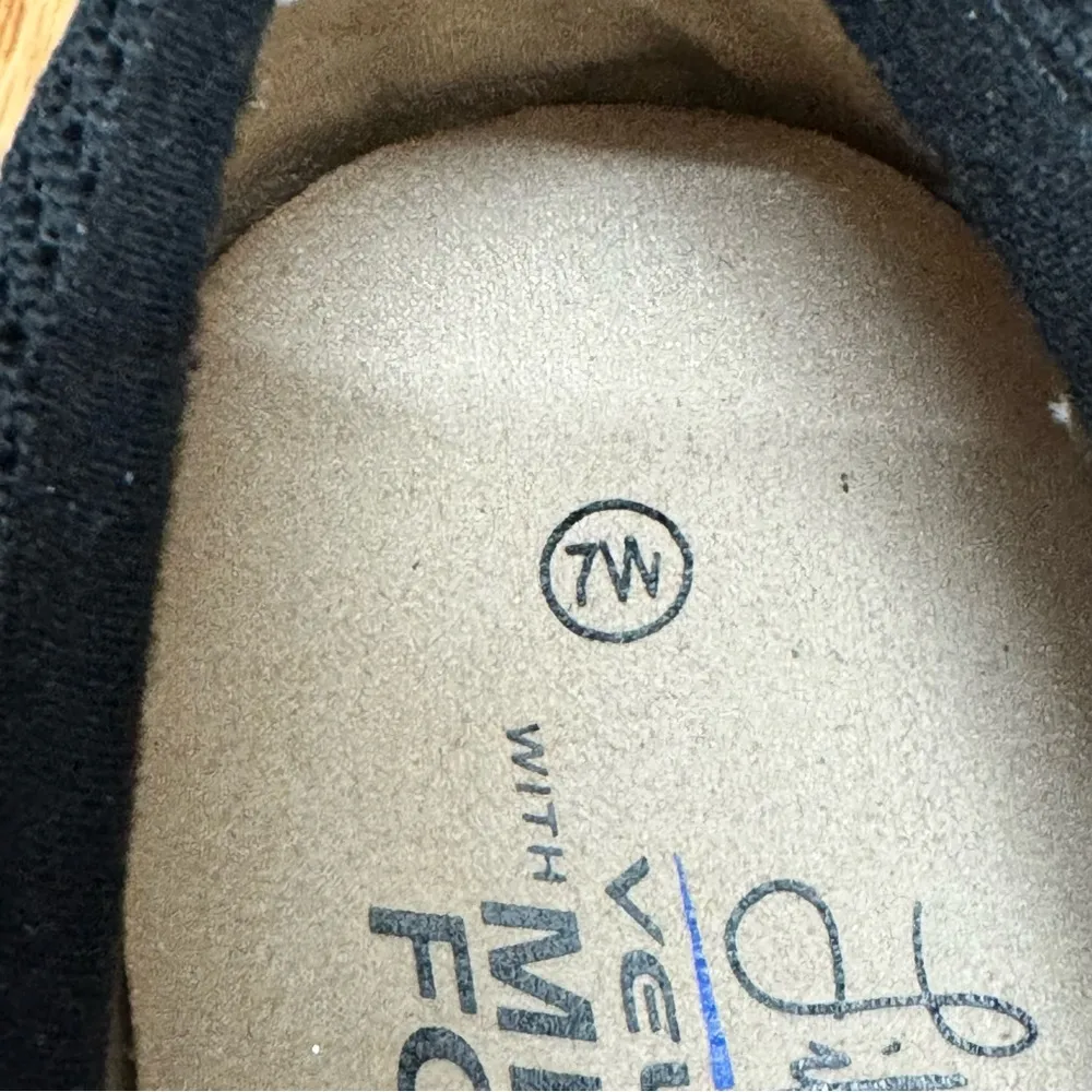 LifeStride Indy Wedge black flats Slip-On comfort shoes size 7 W - Image 9