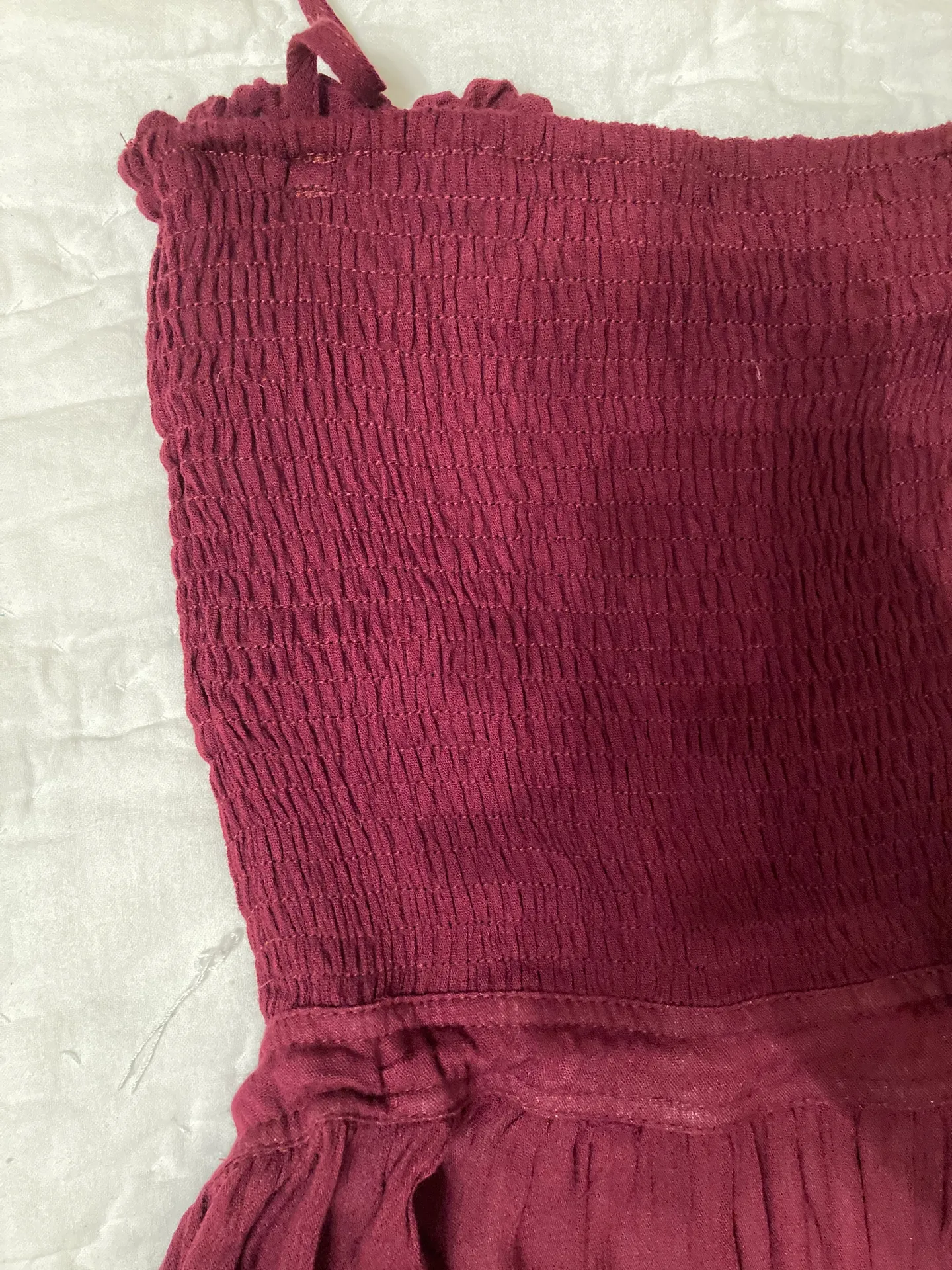 Burgundy Maxi Dress Red - Image 6