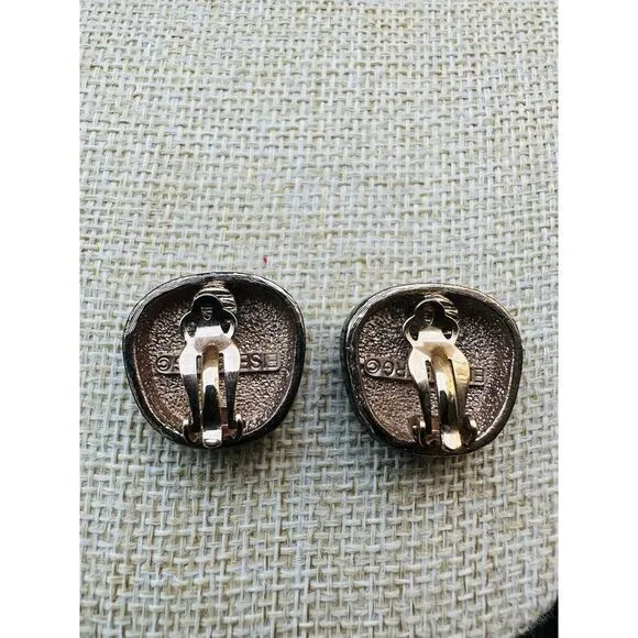 Vintage Eisenberg Multicolor Enamel Artist Series‎ Clip - Image 5