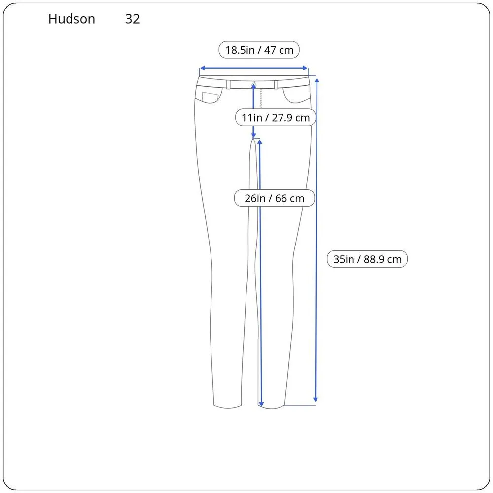 NWT Hudson Natalie Mid Rise Slim Boyfriend Jeans in Summer Haze - Image 13