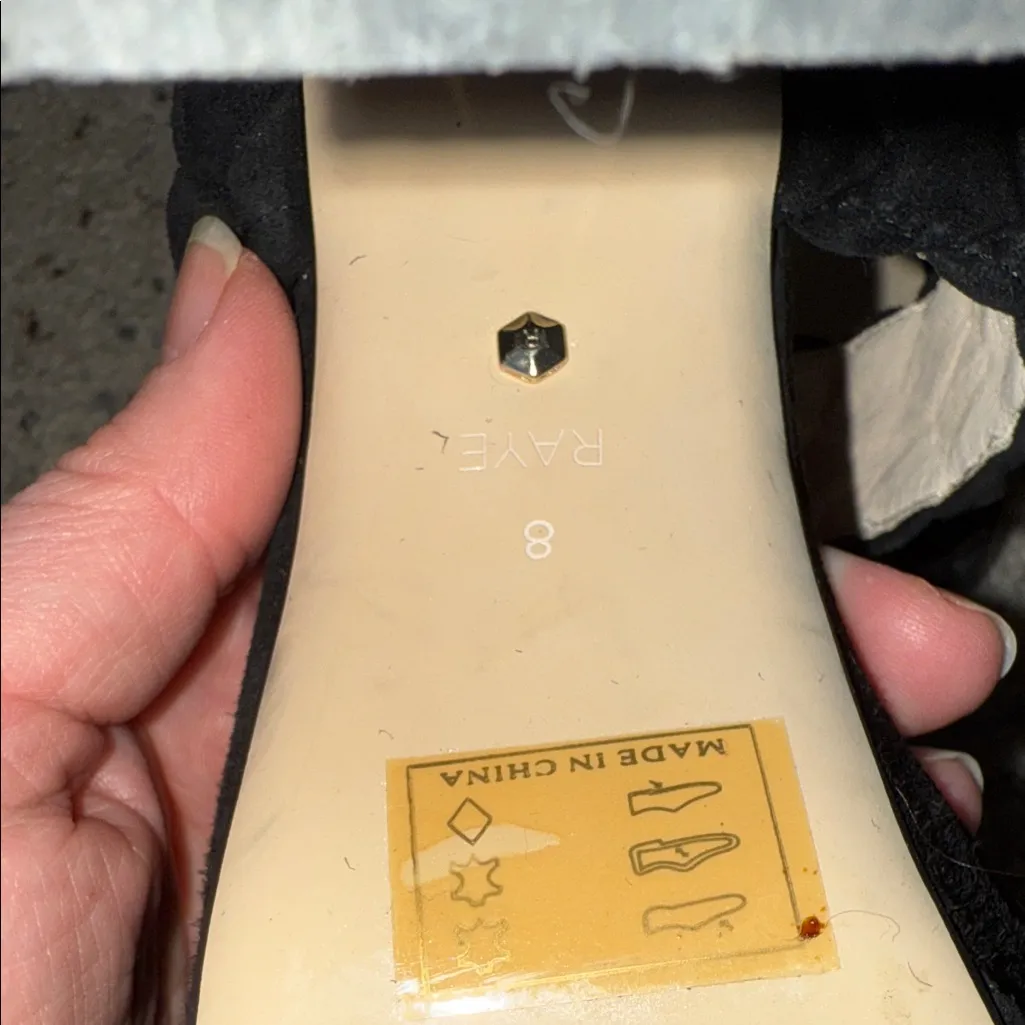 Raye braided black suede platform heels - Image 10