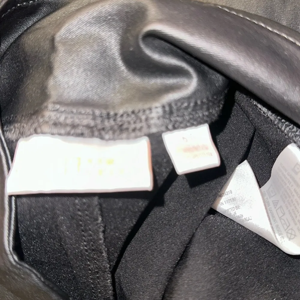 New Jingle Belles by Kim‎ Gravel Rebelleious Coated Twill Flare Pant Black Size undefined - Image 5