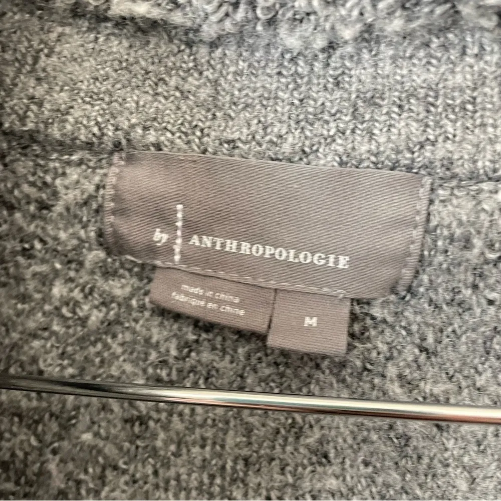 Anthropologie Shaggy Fuzzy Knit Sweater Jacket Coat Shacket - Image 5