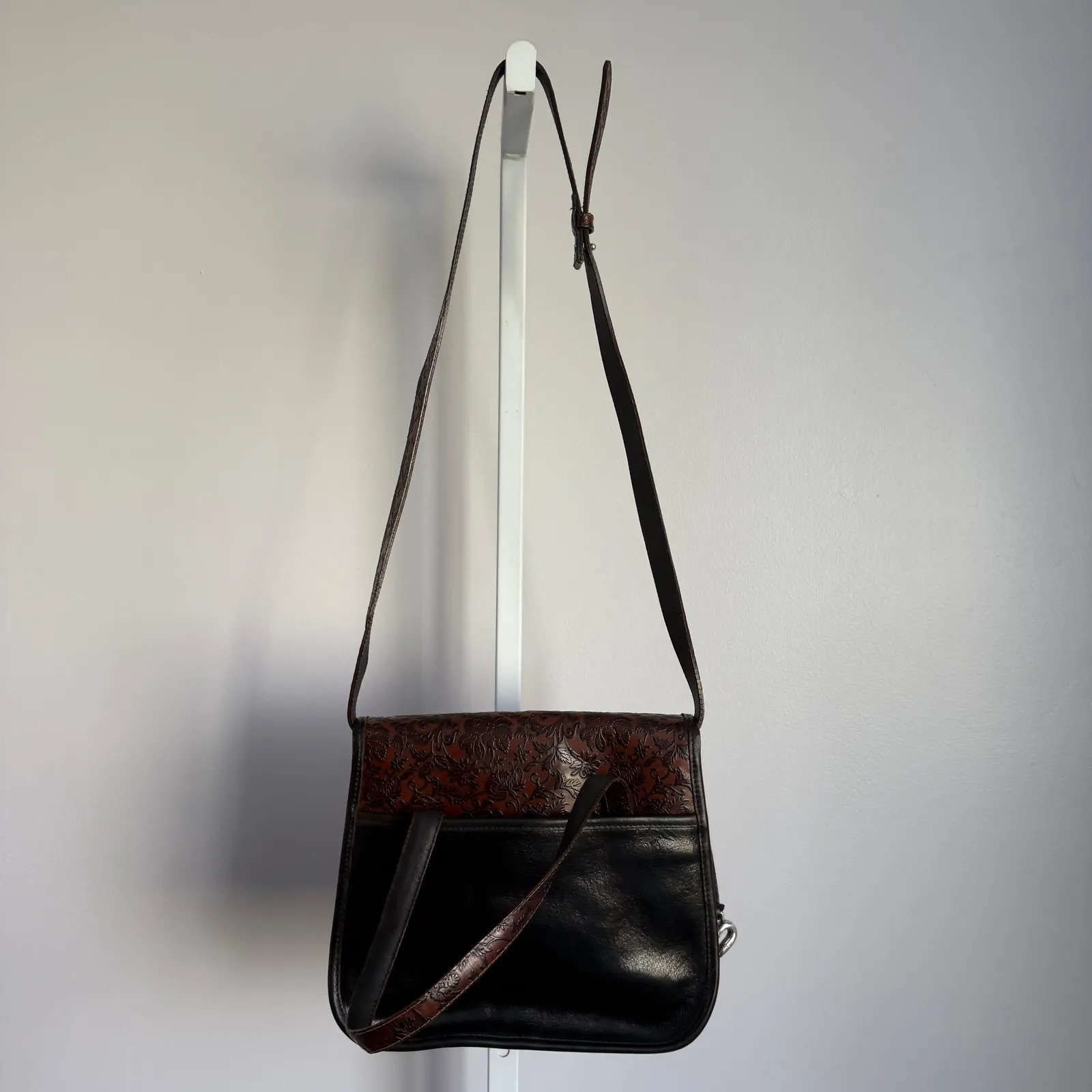 Brighton Brighton Marsella Fiori Floral‎ Embossed Flap Crossbody Bag Heart Charm - Image 4