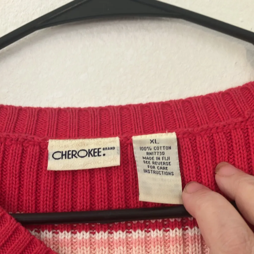 FINAL MARKDOWN Cherokee cotton sweater xl - Image 3