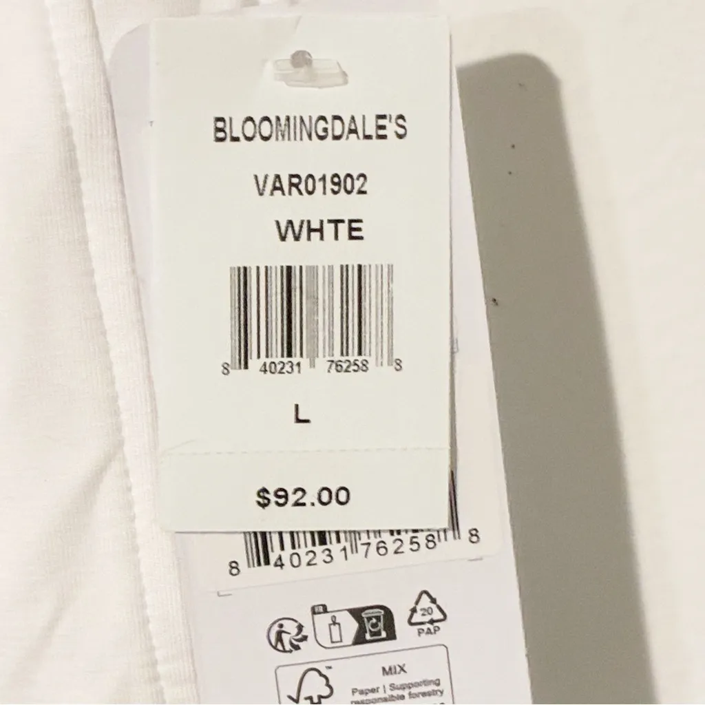 VARLEY Ollie High Rise Short 3.5” White Pull On Drawstring Size Large NEW - Image 4